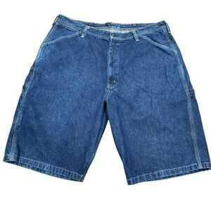 Vintage Polo Ralph Lauren Jeans Co Strap Back Carpenter Shorts Jorts Size 40